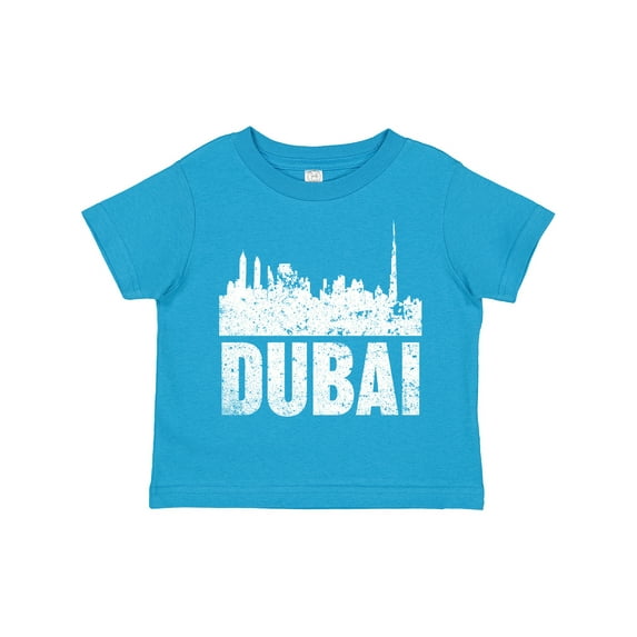 Inktastic Dubai City Skyline with Grunge Boys or Girls Toddler T-Shirt