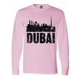 thumbnail image 1 of Inktastic Dubai City Skyline with Grunge Long Sleeve T-Shirt, 1 of 5