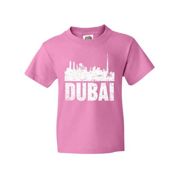 Inktastic Dubai City Skyline with Grunge Youth T-Shirt