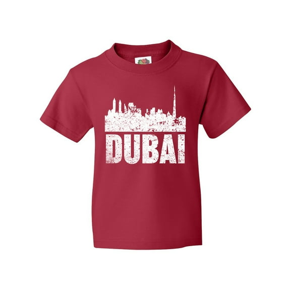 Inktastic Dubai City Skyline with Grunge Youth T-Shirt