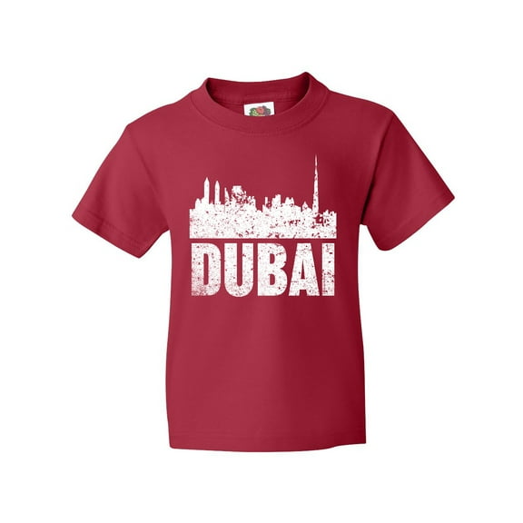 Inktastic Dubai City Skyline with Grunge Youth T-Shirt