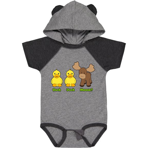 Inktastic Duck Duck Moose? Boys or Girls Baby Bodysuit