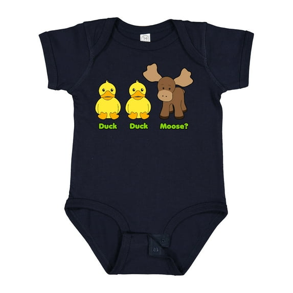 Inktastic Duck Duck Moose? Boys or Girls Baby Bodysuit