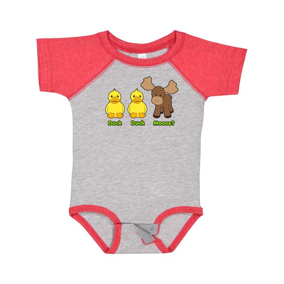 Inktastic Duck Duck Moose? Boys or Girls Baby Bodysuit