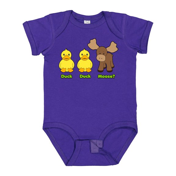 Inktastic Duck Duck Moose? Boys or Girls Baby Bodysuit