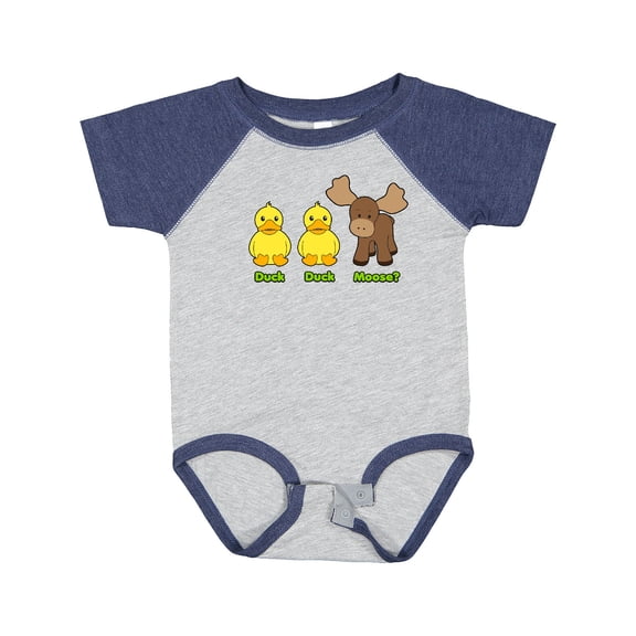 Inktastic Duck Duck Moose? Boys or Girls Baby Bodysuit