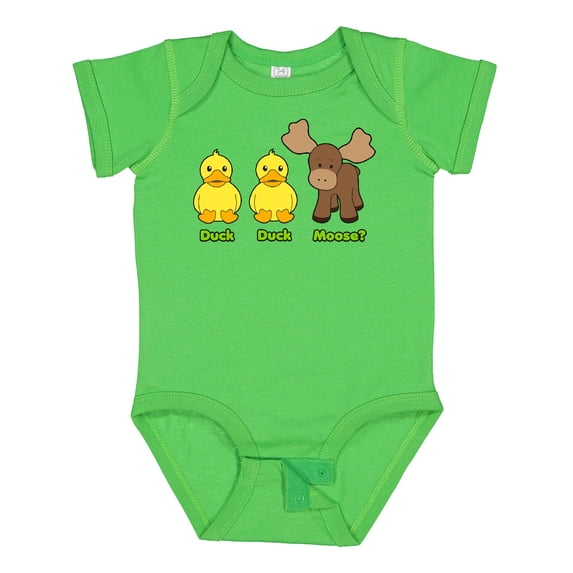 Inktastic Duck Duck Moose? Boys or Girls Baby Bodysuit
