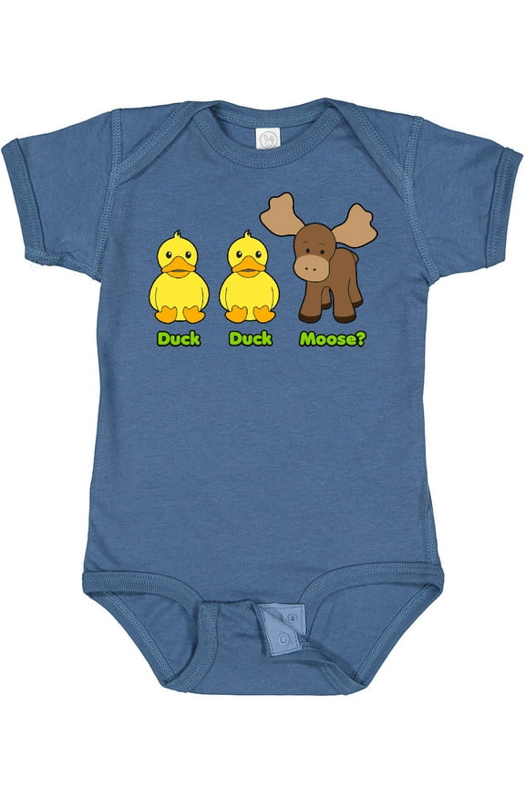 Duck Duck Moose? Boys or Girls Baby Bodysuit