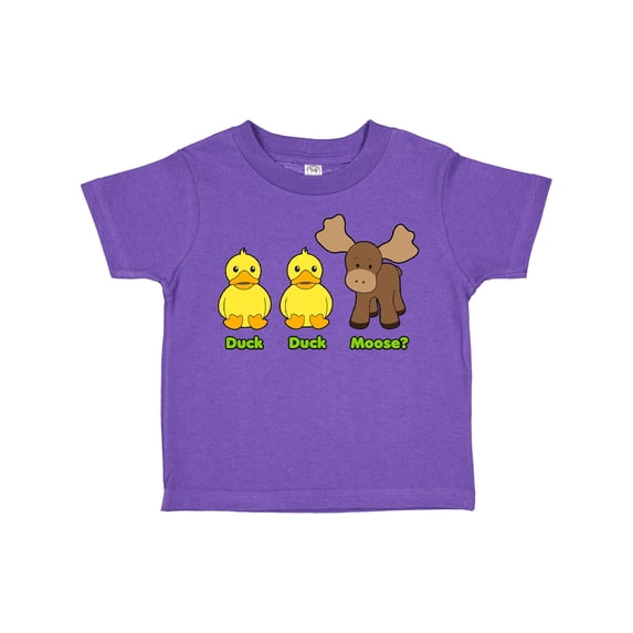 Inktastic Duck Duck Moose? Boys or Girls Toddler T-Shirt