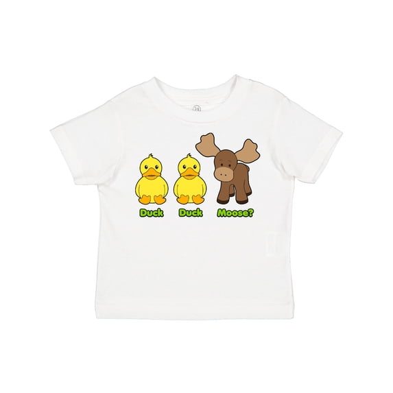 Inktastic Duck Duck Moose? Boys or Girls Toddler T-Shirt