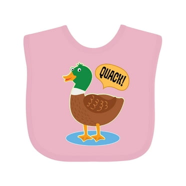 Inktastic Duck Farm Animal Quack Boys or Girls Baby Bib