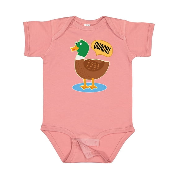 Inktastic Duck Farm Animal Quack Boys or Girls Baby Bodysuit