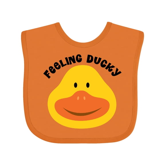Inktastic Duck Feeling Ducky Boys or Girls Baby Bib