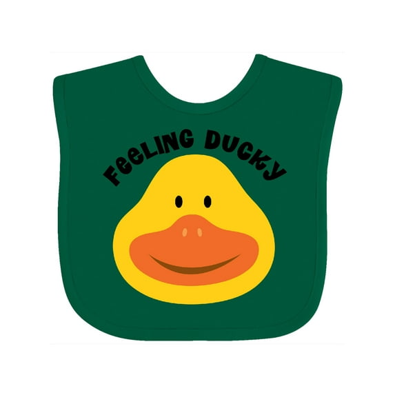 Inktastic Duck Feeling Ducky Boys or Girls Baby Bib