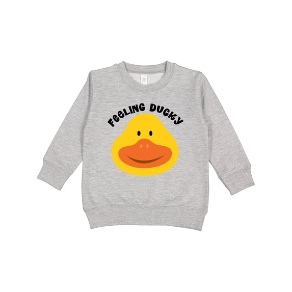 Inktastic Duck Feeling Ducky Toddler Sweatshirt