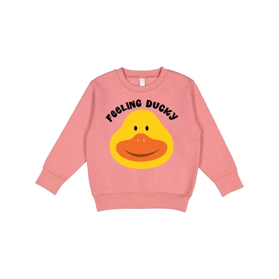 Inktastic Duck Feeling Ducky Toddler Sweatshirt