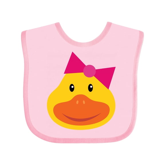 Inktastic Duck Girls Girls Baby Bib