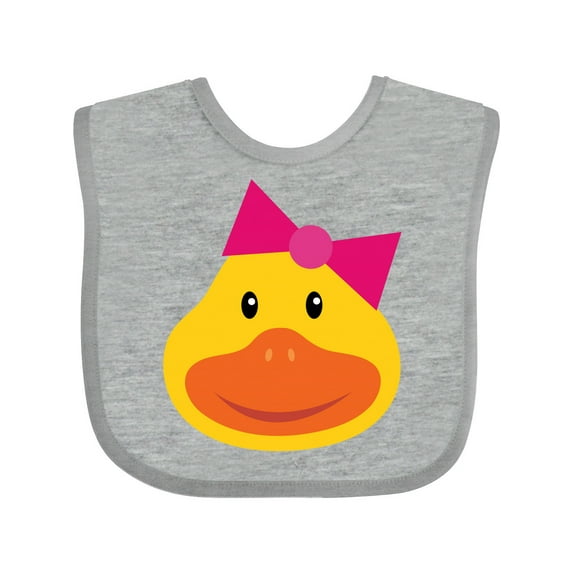 Inktastic Duck Girls Girls Baby Bib