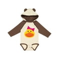 thumbnail image 1 of Inktastic Duck Girls Girls Long Sleeve Baby Bodysuit, 1 of 5