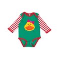 thumbnail image 1 of Inktastic Duck Girls Girls Long Sleeve Baby Bodysuit, 1 of 5