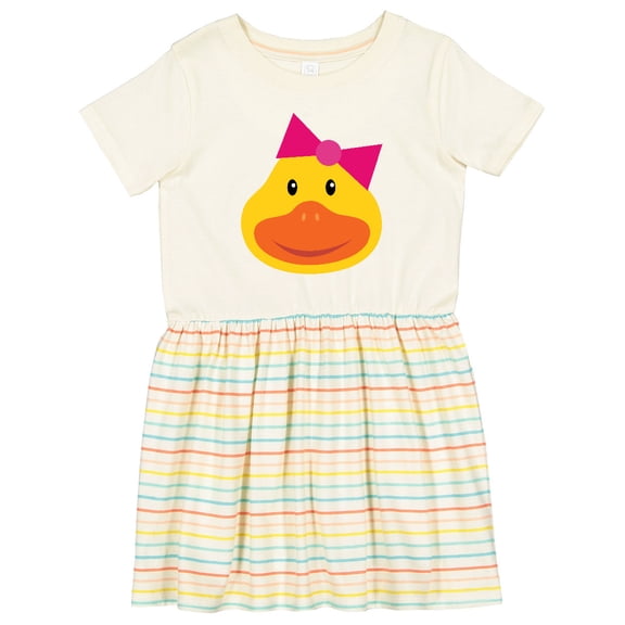 Inktastic Duck Girls Girls Toddler Dress