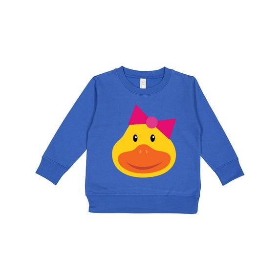 Inktastic Duck Girls Toddler Sweatshirt
