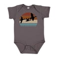 thumbnail image 1 of Inktastic Duck Hunting Retro Sunset Hunter Boys or Girls Baby Bodysuit, 1 of 5