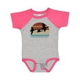 thumbnail image 1 of Inktastic Duck Hunting Retro Sunset Hunter Boys or Girls Baby Bodysuit, 1 of 5