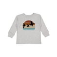thumbnail image 1 of Inktastic Duck Hunting Retro Sunset Hunter Boys or Girls Long Sleeve Toddler T-Shirt, 1 of 5