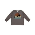 thumbnail image 1 of Inktastic Duck Hunting Retro Sunset Hunter Boys or Girls Long Sleeve Toddler T-Shirt, 1 of 5