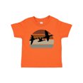 thumbnail image 1 of Inktastic Duck Hunting Retro Sunset Hunter Boys or Girls Toddler T-Shirt, 1 of 5