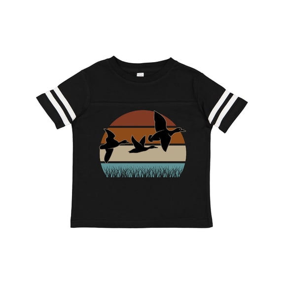Inktastic Duck Hunting Retro Sunset Hunter Boys or Girls Toddler T-Shirt