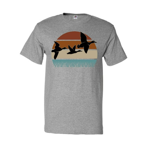 Inktastic Duck Hunting Retro Sunset Hunter T-Shirt