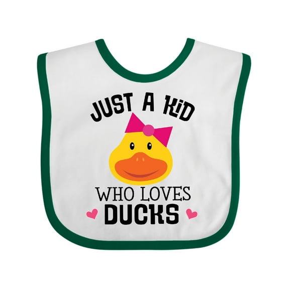 Inktastic Duck Lover Cute Girls Girls Baby Bib