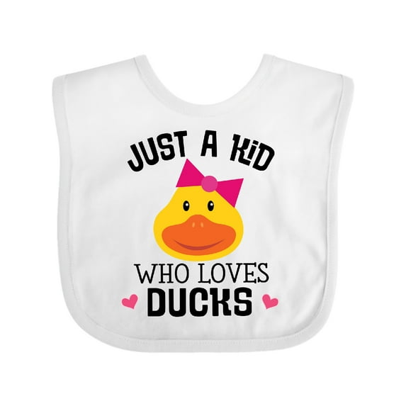 Inktastic Duck Lover Cute Girls Girls Baby Bib