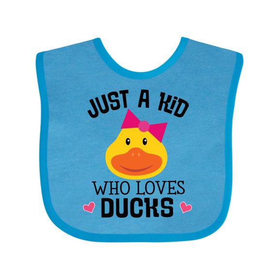 Inktastic Duck Lover Cute Girls Girls Baby Bib