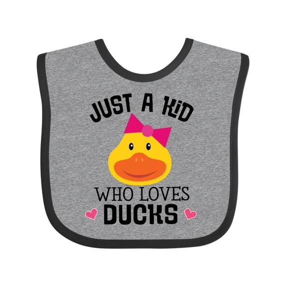Inktastic Duck Lover Cute Girls Girls Baby Bib