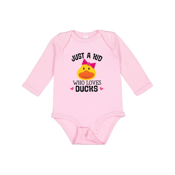 Inktastic Duck Lover Cute Girls Girls Long Sleeve Baby Bodysuit