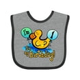 thumbnail image 1 of Inktastic Ducky 1st Birthday Boys or Girls Baby Bib, 1 of 4