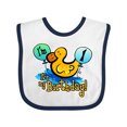 thumbnail image 1 of Inktastic Ducky 1st Birthday Boys or Girls Baby Bib, 1 of 4