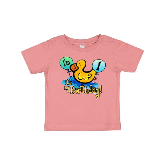 Inktastic Ducky 1st Birthday Boys or Girls Baby T-Shirt