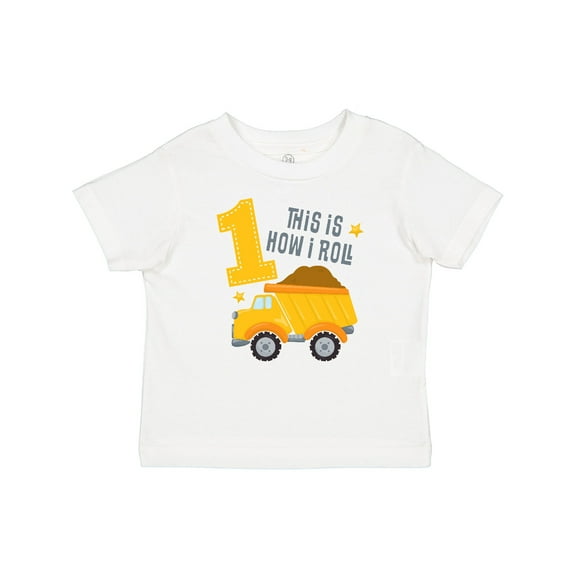 Inktastic Dump Truck 1st Birthday Boys or Girls Baby T-Shirt