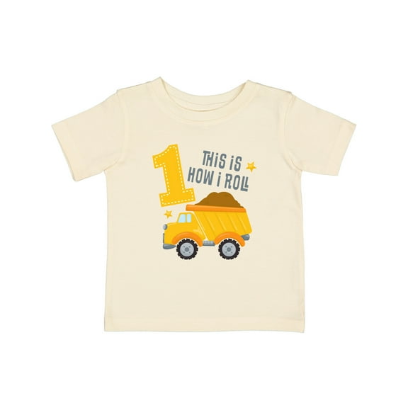 Inktastic Dump Truck 1st Birthday Boys or Girls Baby T-Shirt