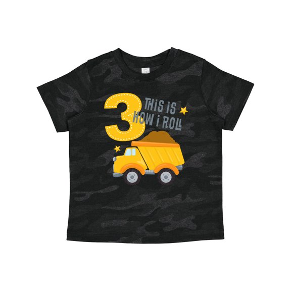 Inktastic Dump Truck 3rd Birthday Boys or Girls Toddler T-Shirt
