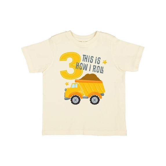 Inktastic Dump Truck 3rd Birthday Boys or Girls Toddler T-Shirt
