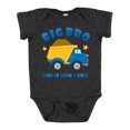 thumbnail image 1 of Inktastic Dump Truck Big Bro Boys Baby Bodysuit, 1 of 5