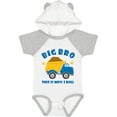 thumbnail image 1 of Inktastic Dump Truck Big Bro Boys Baby Bodysuit, 1 of 5