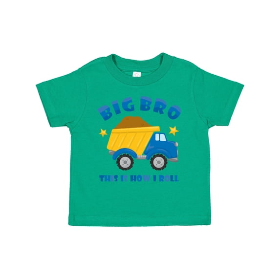 Inktastic Dump Truck Big Bro Boys Toddler T-Shirt