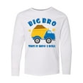 thumbnail image 1 of Inktastic Dump Truck Big Bro Long Sleeve Youth T-Shirt, 1 of 5