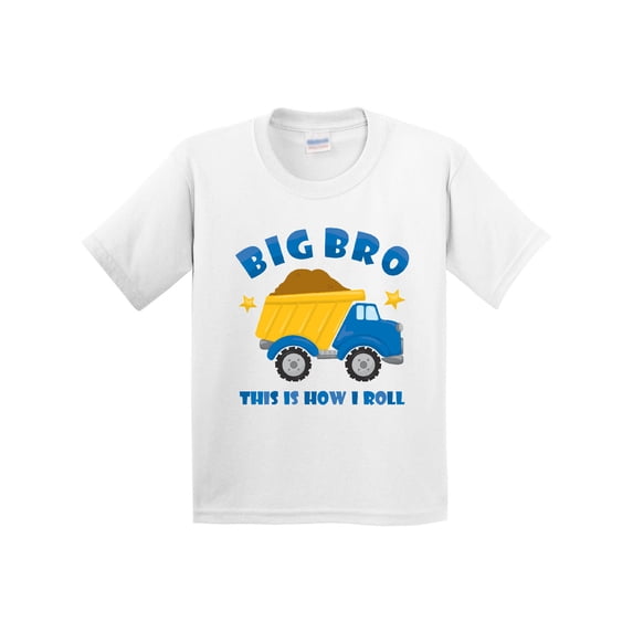 Inktastic Dump Truck Big Bro Youth T-Shirt